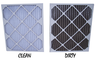 clean air filter vs dirty